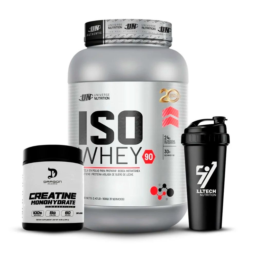 Iso Whey 90 1.1kg Chocolate+Creatina Dragon Pharma 300gr Iso Whey 90 1.1kg Chocolate+Creatina Dragon Pharma 300gr - Imagen 1